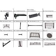 Acessorios para estaçao de treinamento / ginastica