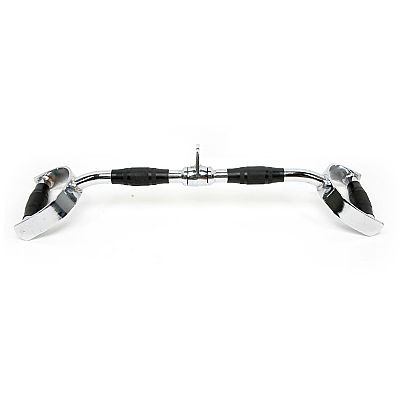 Puxador remada articulada 24-26" c/ pegadores em borracha