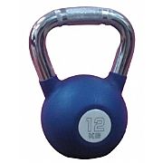 Cj. Kettlebell Vulcanizado c/ Peg Cromada  (12-16-20-24 kg)
